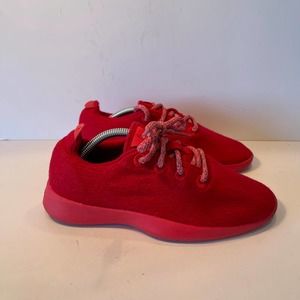 Allbirds Women's Wool Runners Kea Red Sneaker Shoes US 7